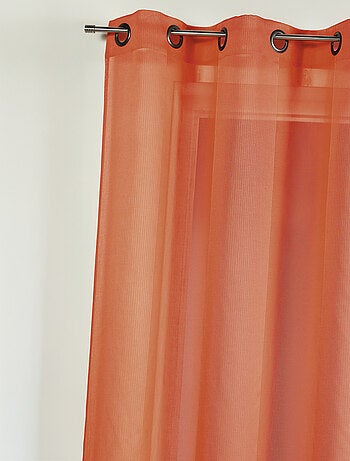 Voile liso de estameña con rayas tono sobre tono