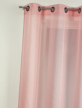Voile liso de estameña con rayas tono sobre tono
