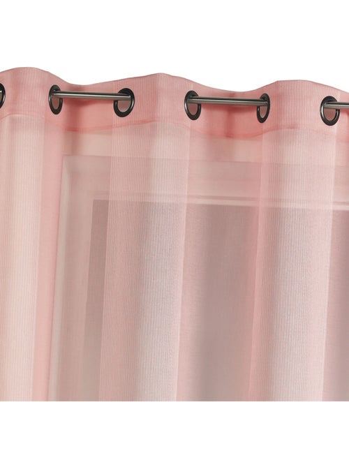 Voile liso de estameña con rayas tono sobre tono - Kiabi