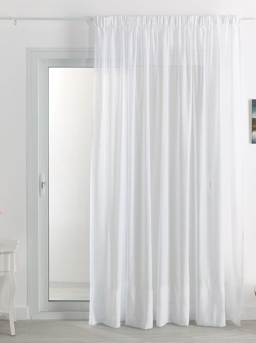 Voile liso lijado y emplomado - Kiabi Voile liso lijado y emplomado - Kiabi