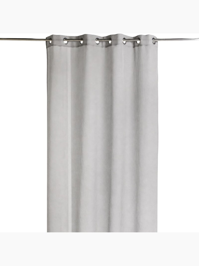 Voile liso listo para instalar Gris claro - Kiabi