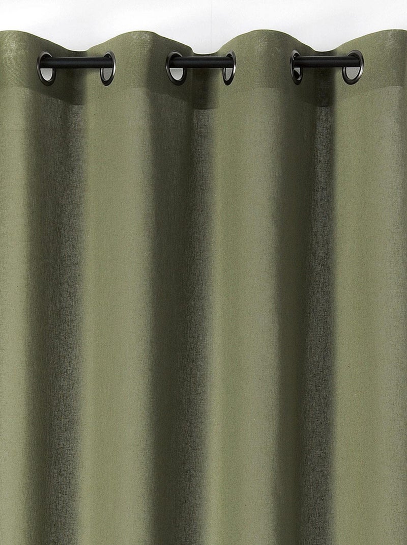Voile liso Melisse Verde - Kiabi