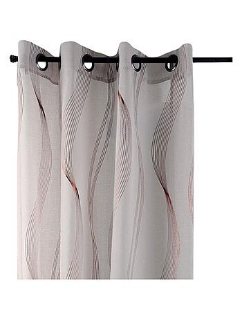 Voile metálico de rayas onduladas