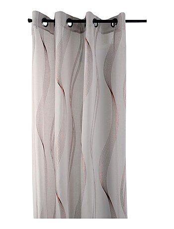 Voile metálico de rayas onduladas