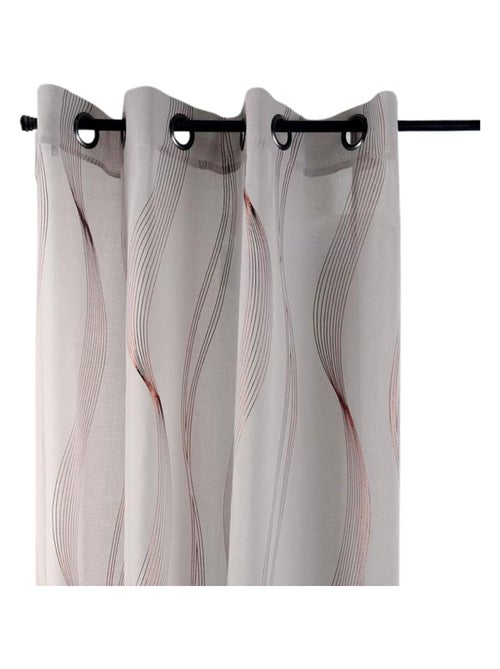 Voile metálico de rayas onduladas - Kiabi Voile metálico de rayas onduladas - Kiabi