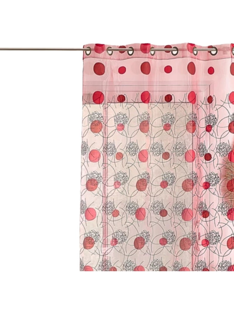 Voile rojo con motivos bordados Rojo - Kiabi