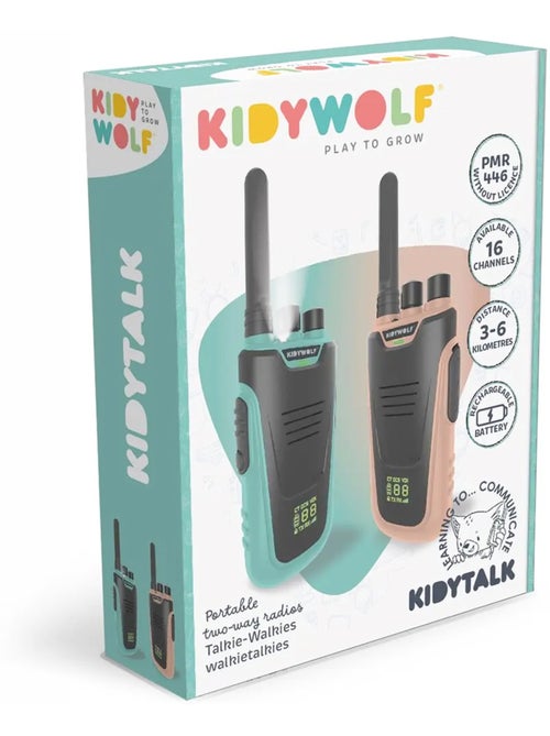 Walkie-talkie recargable para niños | kidywolf - Kiabi Walkie-talkie recargable para niños | kidywolf - Kiabi