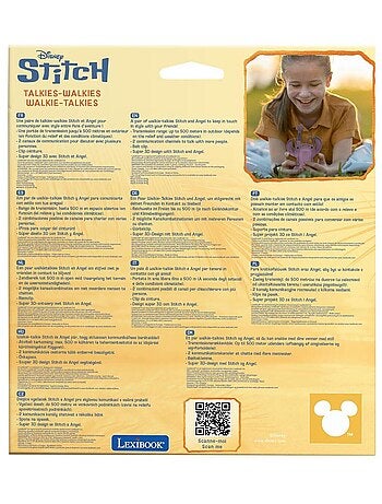 Walkie talkies 3d stitch & angel