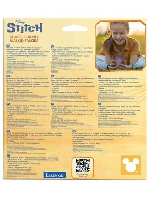 Walkie talkies 3D Stitch & Angel - Kiabi