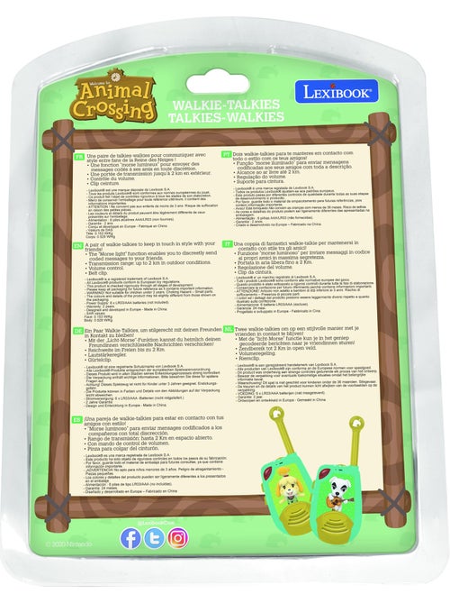 Walkie talkies de animal crossing 2 km - Kiabi