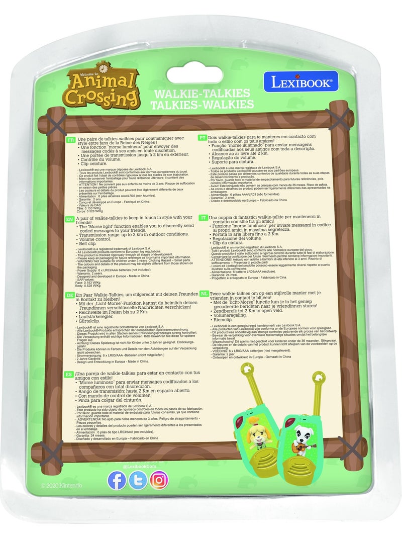Walkie talkies de animal crossing 2 km N/D - Kiabi