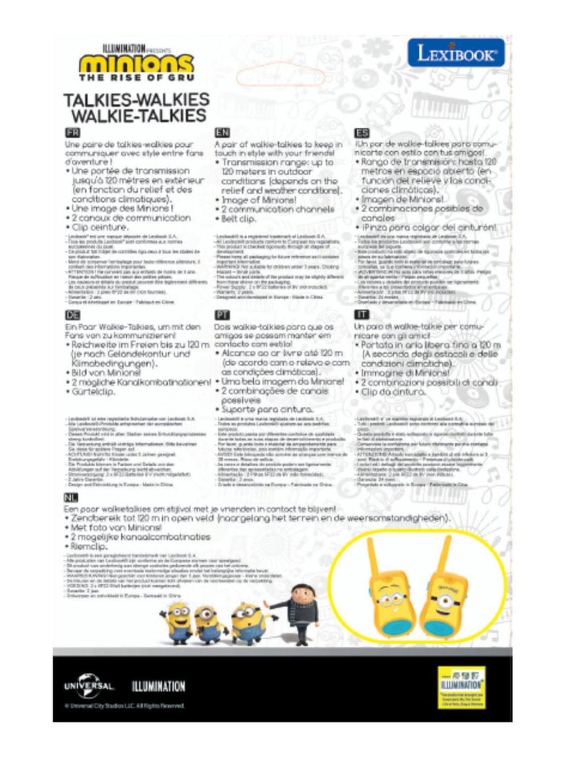 Walkie Talkies de los Minions hasta 120 m N/D - Kiabi