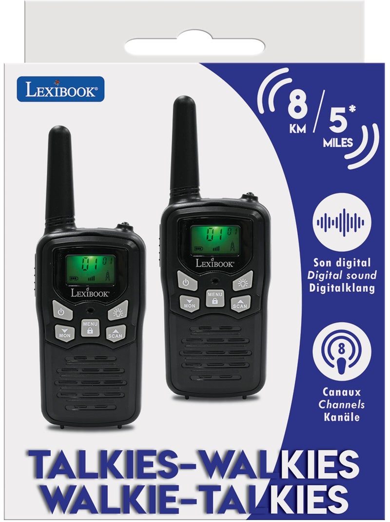 Walkie talkies digitales de hasta 8 km, 8 canales N/D - Kiabi