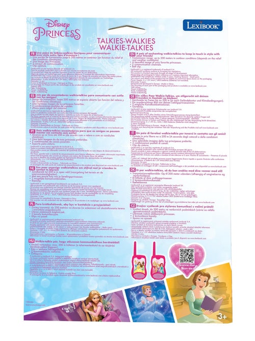 Walkie Talkies Princesas Disney hasta 120 m - Kiabi