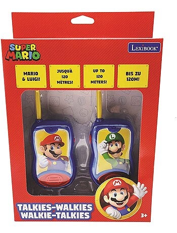 Walkie Talkies Super Mario de hasta 120 m