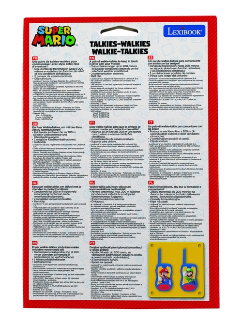 Walkie Talkies Super Mario de hasta 120 m - Kiabi
