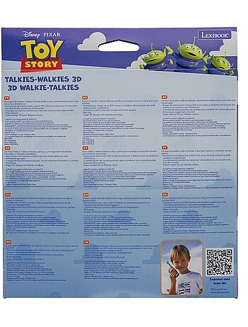 Walkietalkies 3D juguete Story