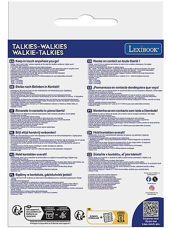 Walkietalkies con alcance de hasta 5 km