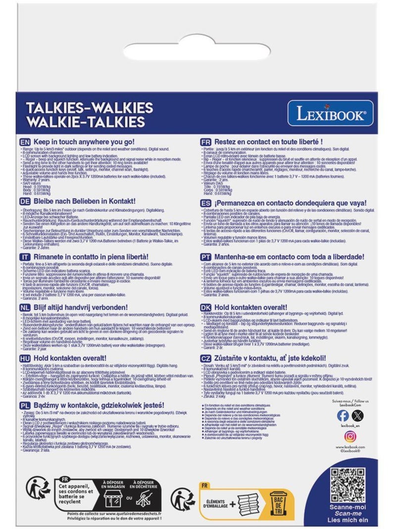 Walkietalkies con alcance de hasta 5 km N/D - Kiabi