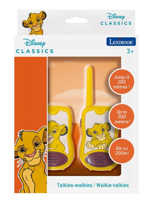 WalkieTalkies del Rey León hasta 120 m - Kiabi
