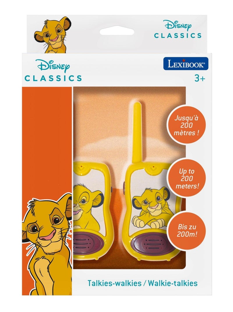 WalkieTalkies del Rey León hasta 120 m N/D - Kiabi