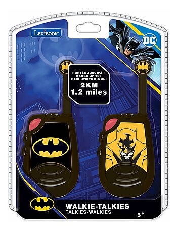 Walkietalkies digitales Batman de hasta 2 km/1,3 millas con funci?n de luces Morse