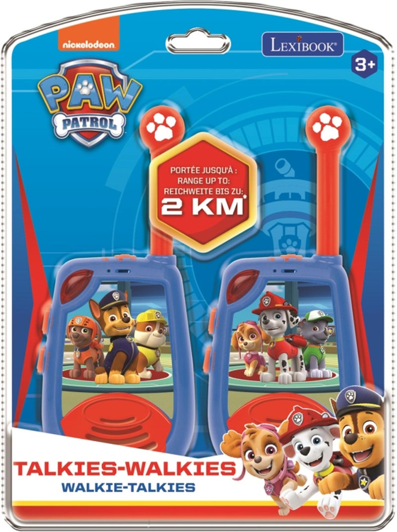 Walkietalkies digitales paw patrol de hasta 2 km/1,3 millas con función de luces morse N/D - Kiabi