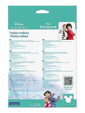 Walkietalkies disney stitch hasta 120 m