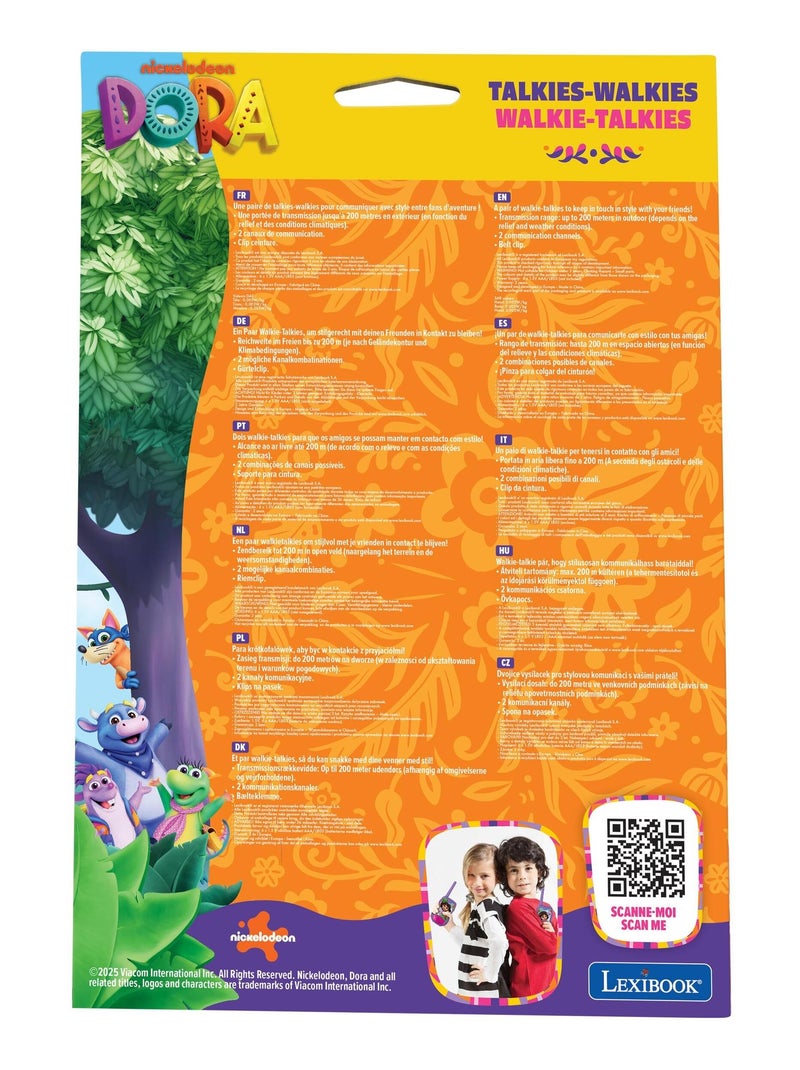 WalkieTalkies Dora la Exploradora hasta 120 m N/D - Kiabi