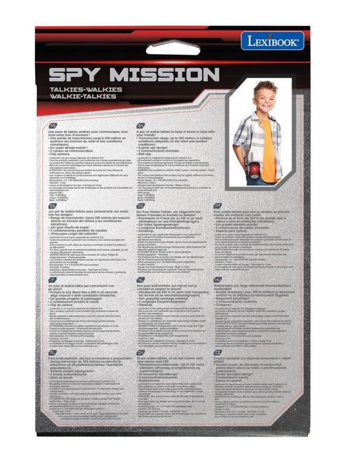 WalkieTalkies para misiones de espionaje hasta 120 m - Kiabi