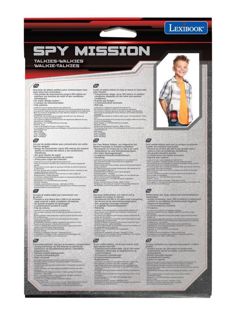 WalkieTalkies para misiones de espionaje hasta 120 m N/D - Kiabi