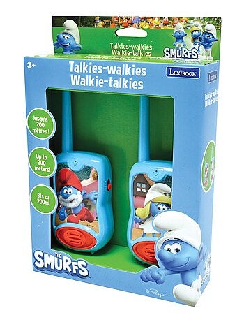 Walkietalkies pitufos hasta 120m