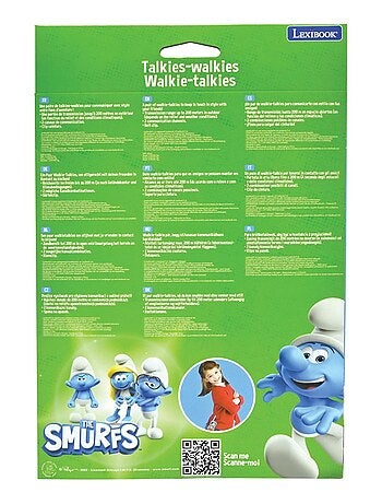 Walkietalkies pitufos hasta 120m
