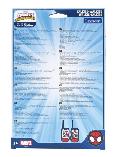 WalkieTalkies Spidey y sus increíbles amigos hasta 120 m - Kiabi
