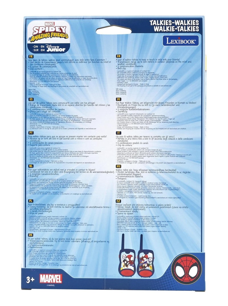 WalkieTalkies Spidey y sus increíbles amigos hasta 120 m N/D - Kiabi