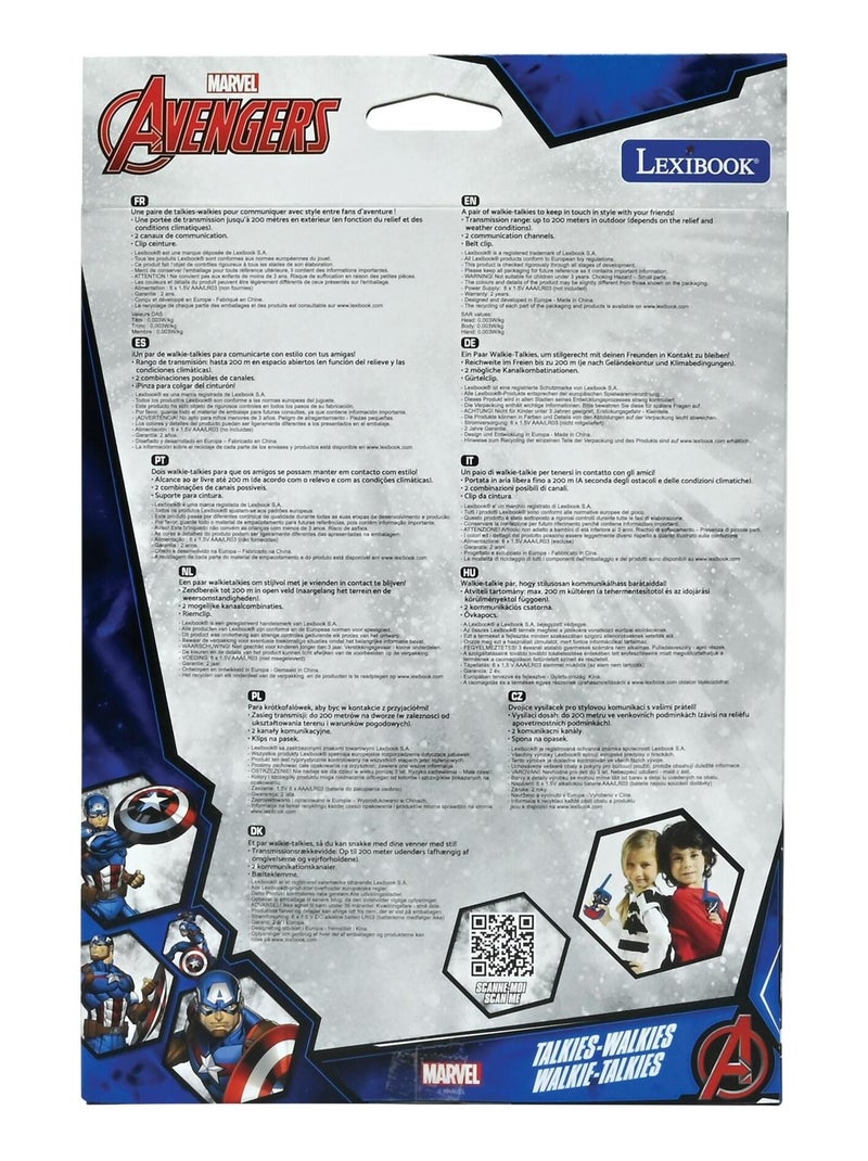WalkieTalkies Vengadores hasta 120 m N/D - Kiabi
