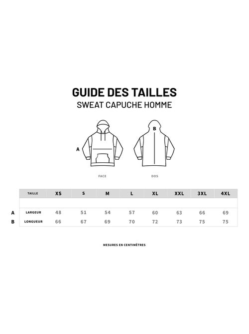 We are family - Hoodie Hombre - BE COOL CŒUR - Kiabi