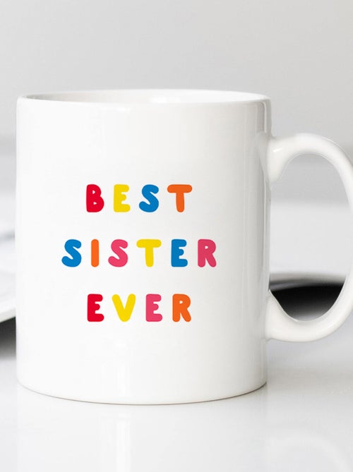 We are family - Taza BEST SISTER EVER COLORÉE WAF - Kiabi