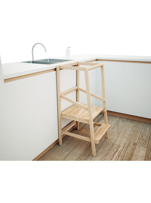 WEBABY - ALTO 2 Torre de observación y aprendizaje de madera - Kiabi