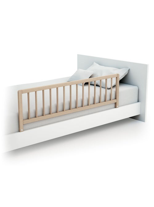 WEBABY - Barrera de cama infantil 117cm SIDO madera haya cruda - Kiabi