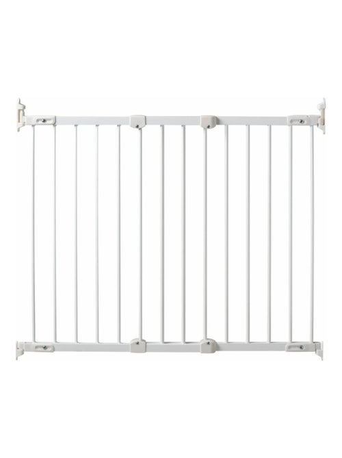 WEBABY - Barrera de seguridad bebés en acero - Blanco - 108 x 4 x 75 cm - Kiabi