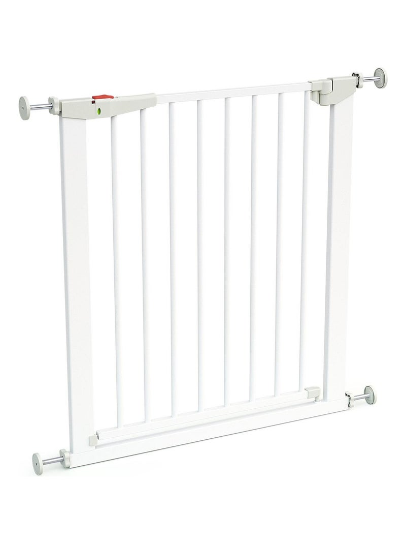 WEBABY - Barrera de seguridad bebés en acero - Blanco - 79 x 3,5 x 76,5 cm MOBI Blanco - Kiabi