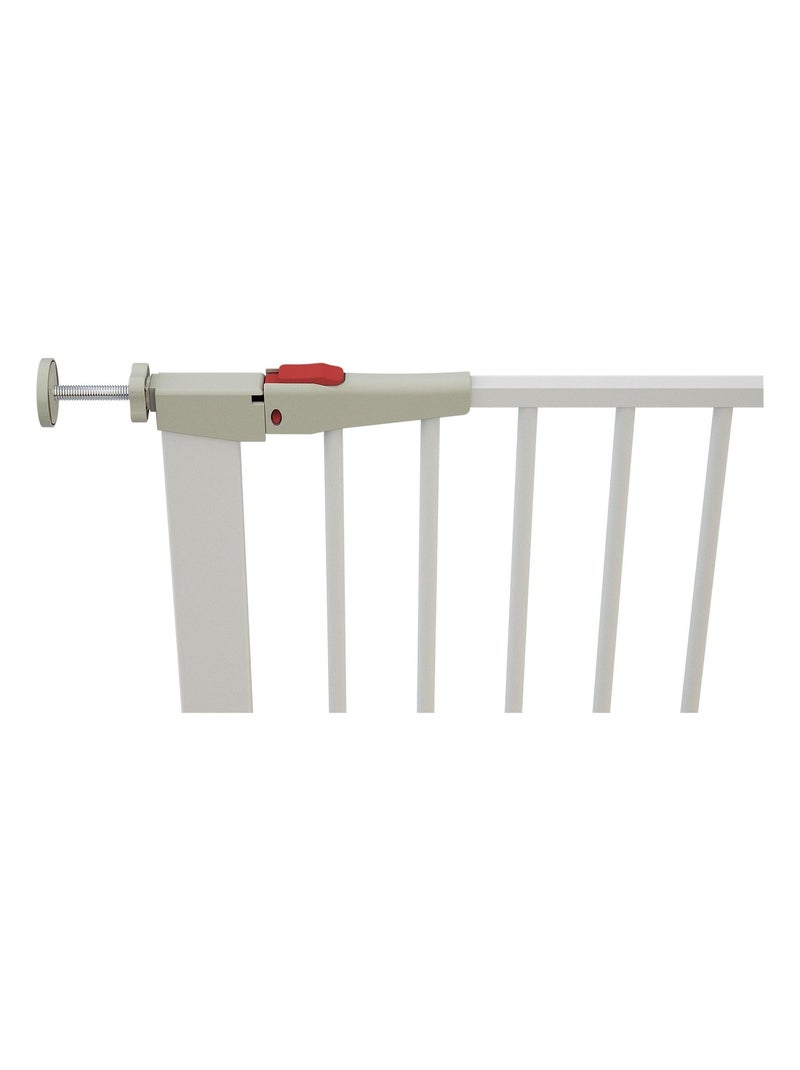WEBABY - Barrera de seguridad bebés en acero - Blanco - 79 x 3,5 x 76,5 cm MOBI Blanco - Kiabi
