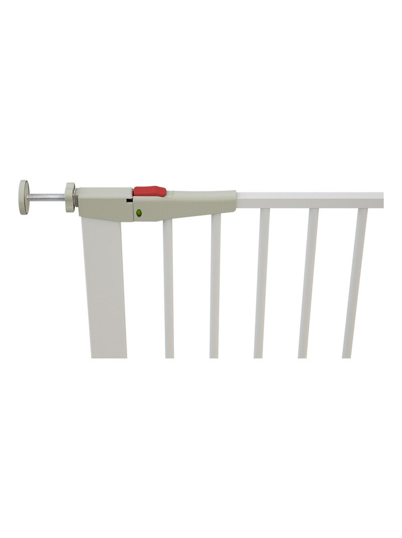 WEBABY - Barrera de seguridad bebés en acero - Blanco - 79 x 3,5 x 76,5 cm MOBI Blanco - Kiabi