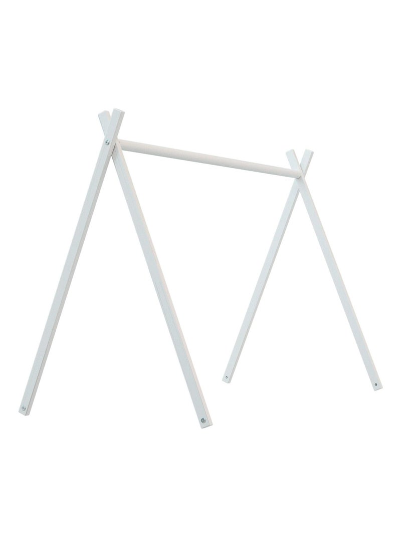 WEBABY - Cama tipi infantil madera ONE - Blanco - 60 x 120 - 129 x 65,6 x 167,2 cm Blanco - Kiabi