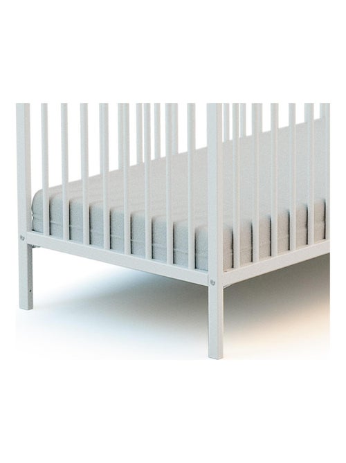 WEBABY - Cama tipi infantil madera ONE - Blanco - 60 x 120 - 129 x 65,6 x 167,2 cm - Kiabi