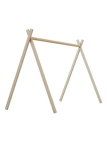 WEBABY - Cama tipi infantil madera ONE - Haya Cruda - 60 x 120 - 129 x 65,6 x 167,2 cm