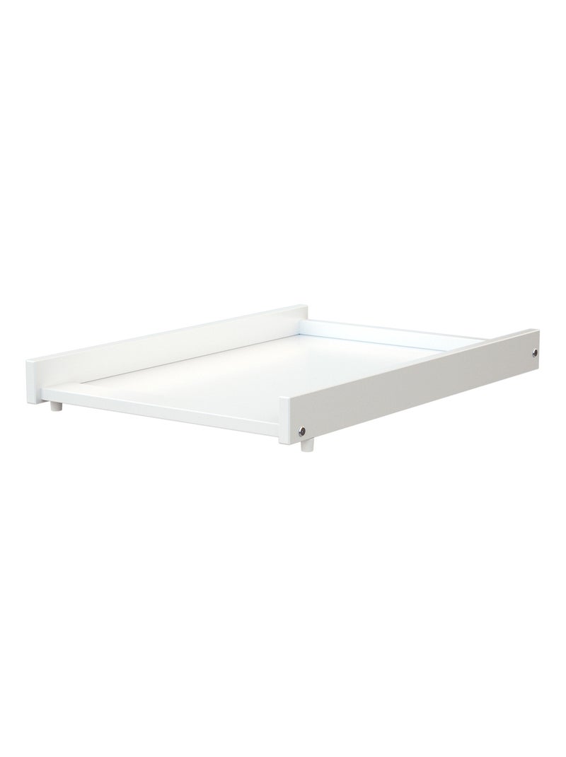 WEBABY - Cambiador bebe madera para cuna MONA 60 x 120 - Blanco - 75 x 51,5 x 7 cm Blanco - Kiabi