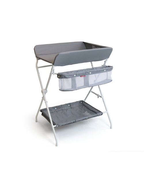 WEBABY - Cambiador bebé plegable acero - Blanco/Gris - 80 x 68 x 103 cm - Kiabi