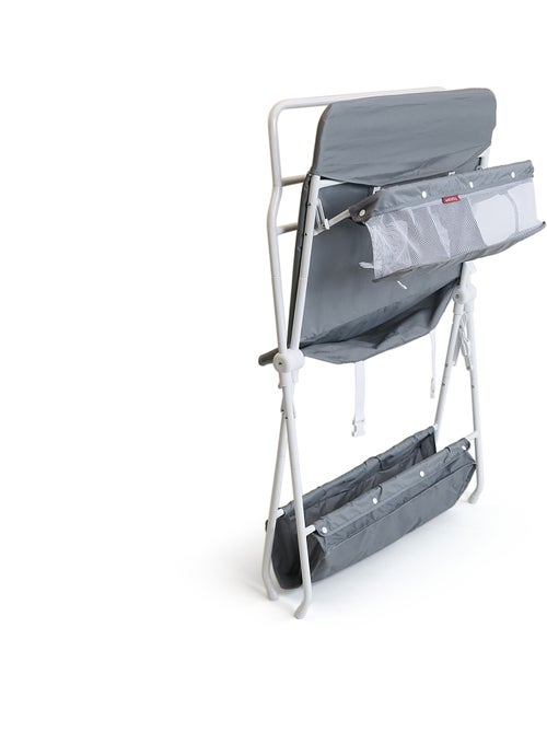 WEBABY - Cambiador bebé plegable acero - Blanco/Gris - 80 x 68 x 103 cm - Kiabi